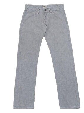 Naked & Famous Herringbone Brushed Twill Pants Mens 32x30, Weird Guy Fit, Grey